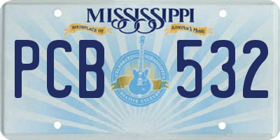 MS license plate PCB532