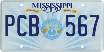 MS license plate PCB567