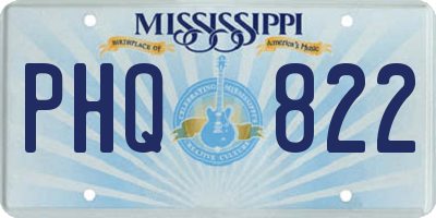 MS license plate PHQ822