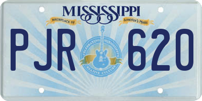 MS license plate PJR620