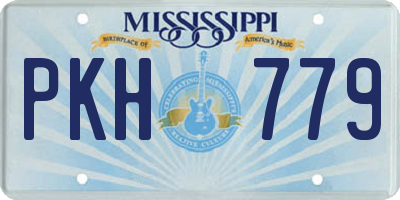 MS license plate PKH779