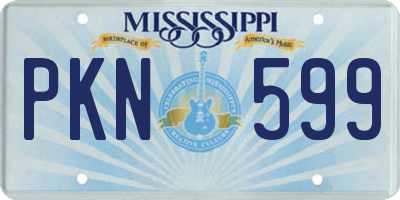 MS license plate PKN599
