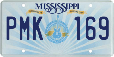 MS license plate PMK169