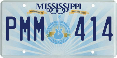 MS license plate PMM414