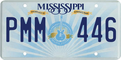 MS license plate PMM446