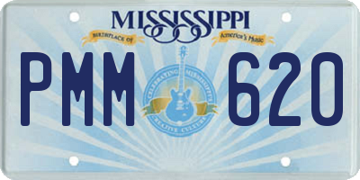 MS license plate PMM620