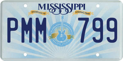 MS license plate PMM799