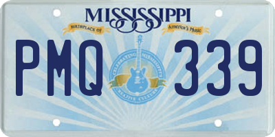 MS license plate PMQ339