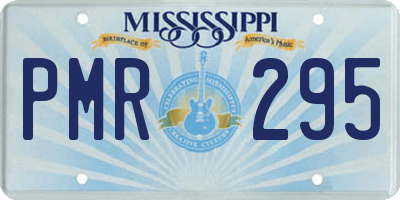 MS license plate PMR295