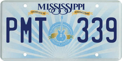 MS license plate PMT339