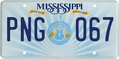 MS license plate PNG067