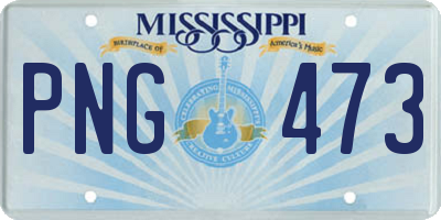 MS license plate PNG473