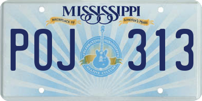 MS license plate POJ313