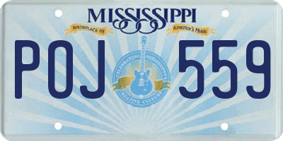 MS license plate POJ559