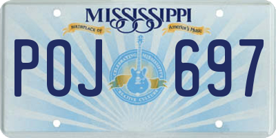 MS license plate POJ697