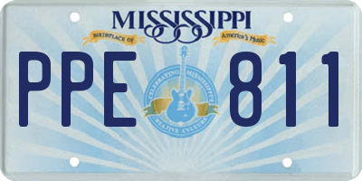 MS license plate PPE811