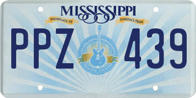 MS license plate PPZ439