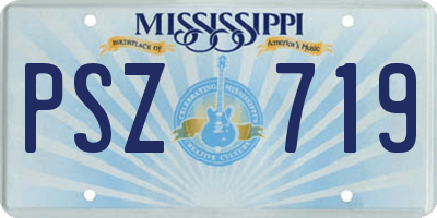 MS license plate PSZ719