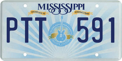 MS license plate PTT591
