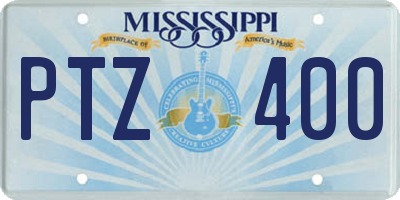 MS license plate PTZ400