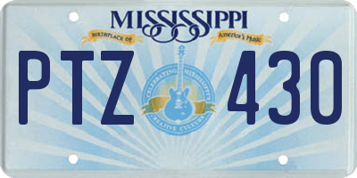MS license plate PTZ430