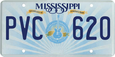 MS license plate PVC620