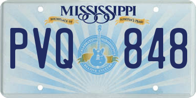 MS license plate PVQ848