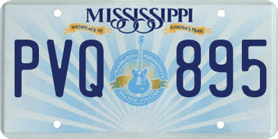 MS license plate PVQ895