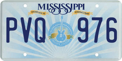 MS license plate PVQ976