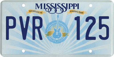 MS license plate PVR125