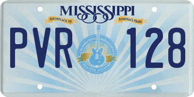 MS license plate PVR128