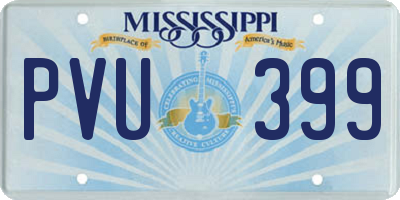 MS license plate PVU399