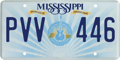 MS license plate PVV446