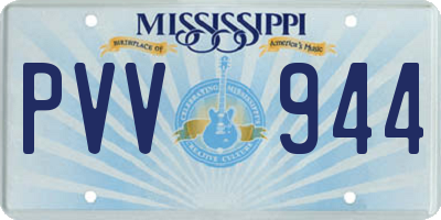 MS license plate PVV944