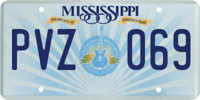 MS license plate PVZ069