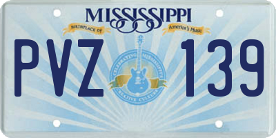 MS license plate PVZ139