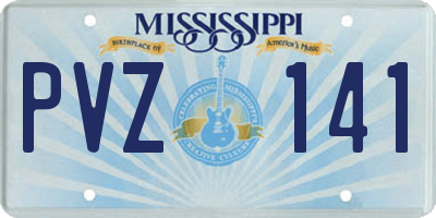 MS license plate PVZ141