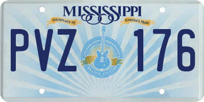 MS license plate PVZ176