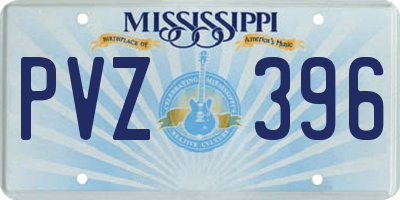 MS license plate PVZ396