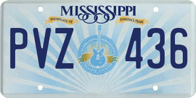MS license plate PVZ436