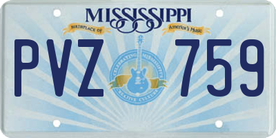 MS license plate PVZ759