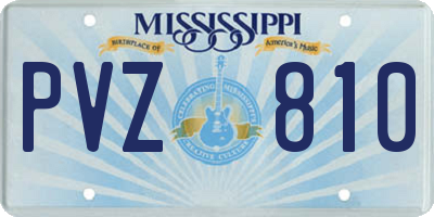 MS license plate PVZ810