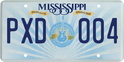 MS license plate PXD004