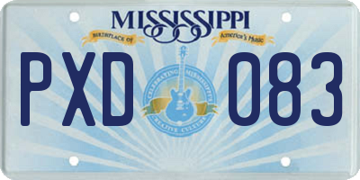 MS license plate PXD083