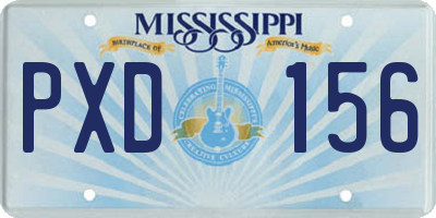 MS license plate PXD156