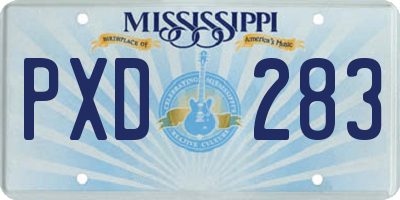 MS license plate PXD283