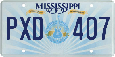 MS license plate PXD407