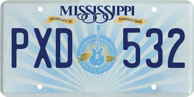 MS license plate PXD532