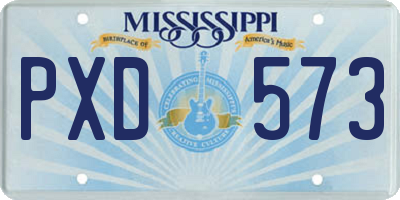MS license plate PXD573