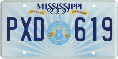 MS license plate PXD619